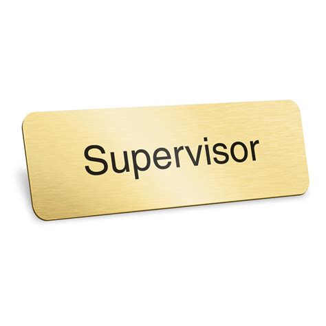 Supervisor Badges Uk Meluba