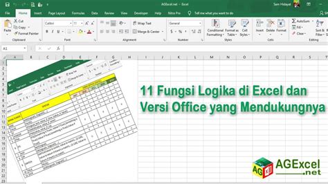 Panduan Fungsi Logika Di Excel Dengan Gambar Tutorial Excel Riset