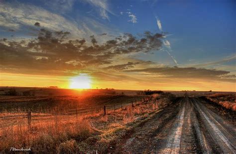 Beautiful Country Roads Sunset Down A Country Road Beautiful Places