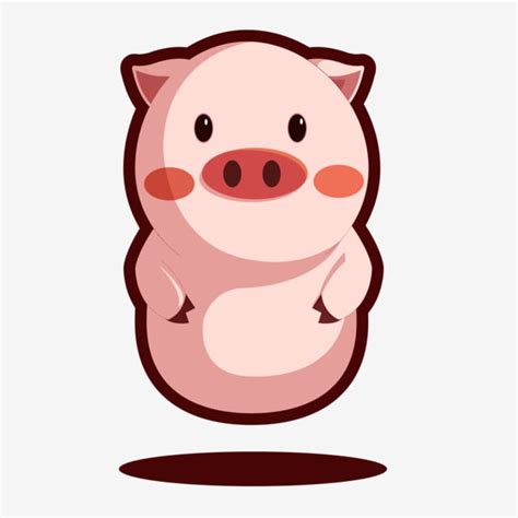 Pig Cartoon Cute Pink Year Piggy Cartoon Pink Pig Png