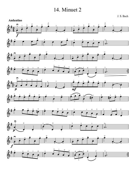 Suzuki violin book 1 pdf piano. Suzuki Violin Method V. 1 - 14. Bach Minuet 2 | MuseScore ...
