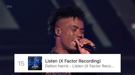 Dalton Harris Is The Only X Factor Uk Act On The Uk Itunes 100 Chart