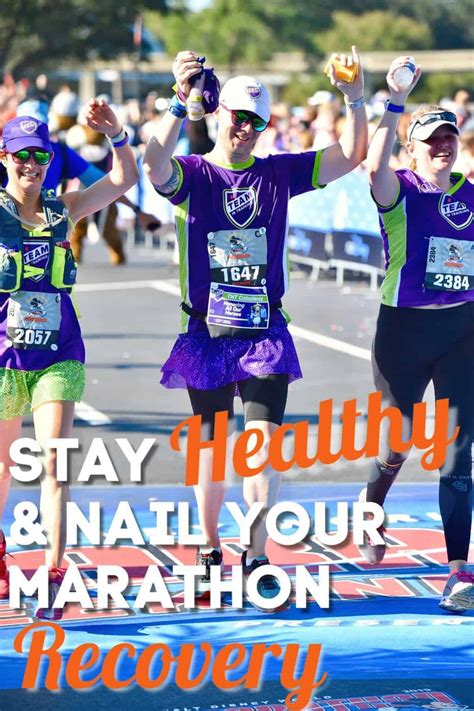 Stay Healthy And Nail Your Marathon Recovery Running Glow Running Tips Running Workouts Post