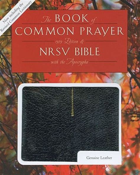 1979 Book Of Common Prayer And The New Revised Standard Version Bible