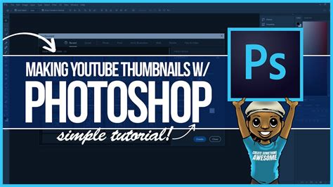 Photoshop Tutorial How To Make A Custom Youtube Thumbnail Youtube