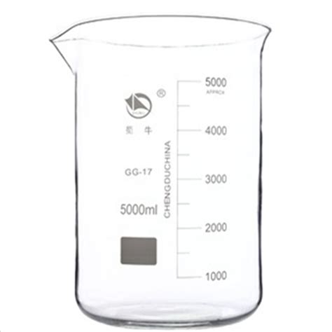 5000ml Glass Beaker Low Form New Chemical Lab Glassware In Beaker From