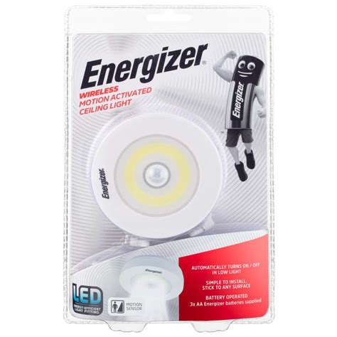 Energizer Wireless Motion Activated Ceiling Light Electrical Bandm