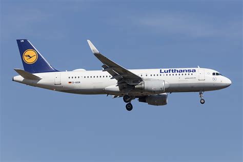Lufthansa D Aiun Airbus A320 214 07042018 Fra Frankfurt