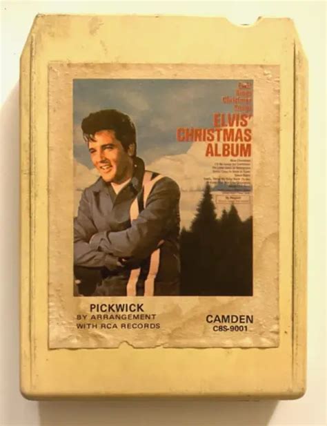 Elvis Presley Elvis Christmas Album Pickwick Camden 9001 8 Track