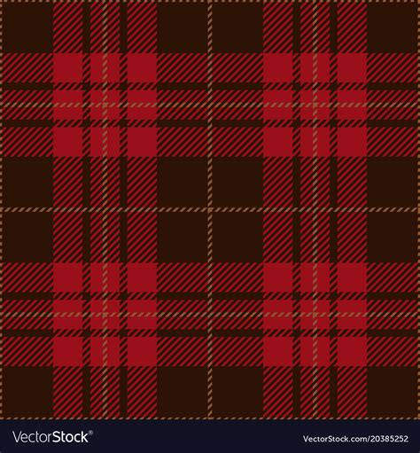 Red Tartan Plaid Seamless Pattern Royalty Free Vector Image