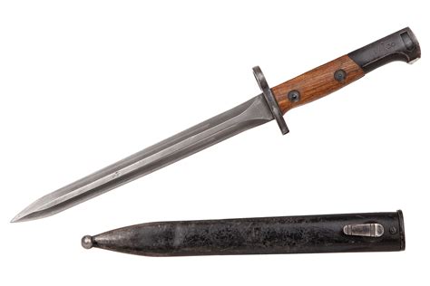 Czech 1924 Mauser Bayonet With Double Edged Blade And Sheath Witherell