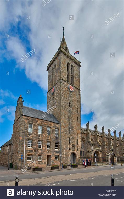 St Andrews University Fife Scotland St Salvators Church Tower In North