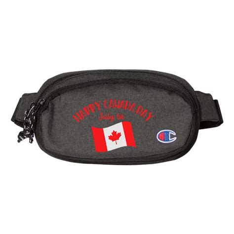 Happy Canada Day Funny Canadian Flag Maple Patriotic Champion Fanny