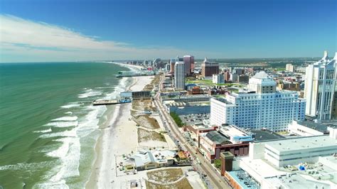 Skyline And Cityscape Of Atlantic City New Jersey Image Free Stock