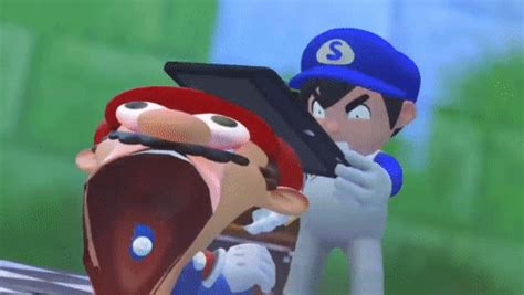 Smg4 Hit Mario With Computer By Yusaku Ishige On Deviantart