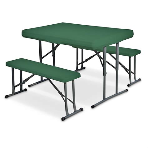 We have accomplished a track of record when it comes to furniture. Stansport Folding Camp Table & Chairs - 640303, Tables at ...