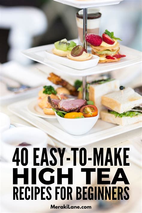 High Tea Menu Ideas