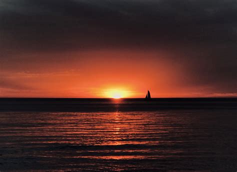 Wallpaper Boat Sunset Sea Beach Sunrise Yellow Evening Coast
