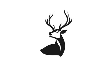 Deer Head Creative Design Logo Vector Deer Illustration
