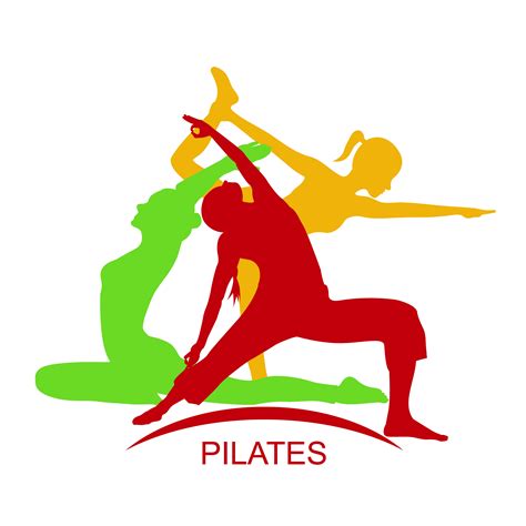 Fitness Pilates Yoga Vector Illustrator Graphics ~ Creative Market
