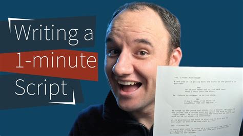 My Screenwriting Process For A 1 Minute Short Film Youtube