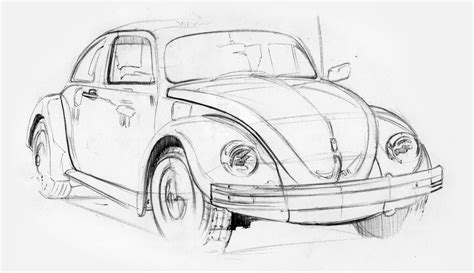 Vw Beetle Sketch At Explore Collection Of Vw