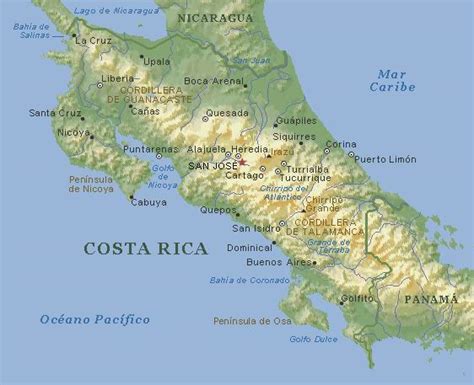 Montañas Costa Rica Sistemas Montañosos Costarricenses