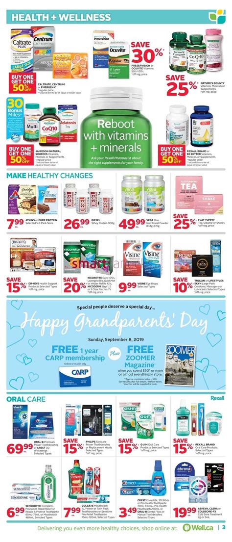 Rexall On Flyer September 6 To 12
