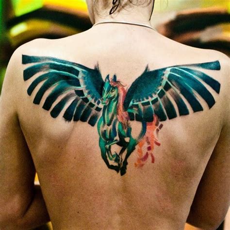 Graphic Tattoo By Magdalena Bujak Pegasus Tattoo Horse Tattoo