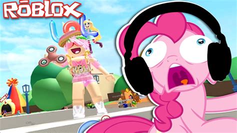 Pinkie Pie Plays Roblox 🍉 Chaos And Fidget Spinners