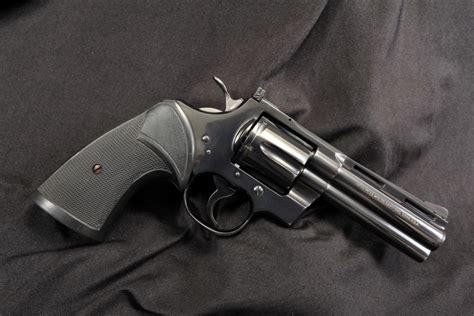 4 Inch Blue Colt Python 357 Magnum Double Action Revolver Mf D 1975