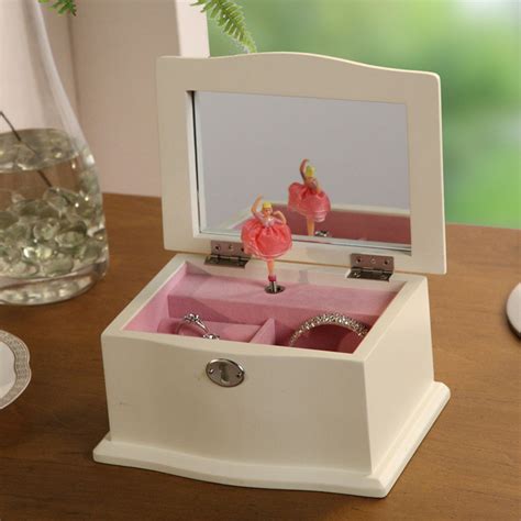 The box is decorated with a fun retro owl design and is hand lined in. Chic Musical Dancing Ballerina Jewelry Box - 7W x 3.75H in. - Jewelry Boxes at Hayneedle