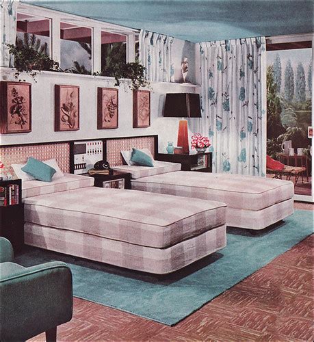 Style50s sell classic mid century modern furniture and manufacture based in thailand address: 1950s Bedroom Design | Flickr - Photo Sharing!