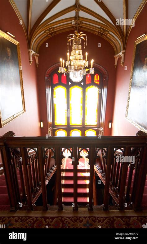 Staircase Dromoland Castle Hotel Co Clare Ireland Stock Photo Alamy