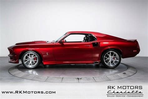 1969 Ford Mustang Red Fastback 50 Liter Coyote V8 4 Speed Automatic