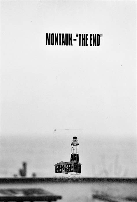 Montauk The End Decal And The Atlantic Ocean Is Visible Flickr