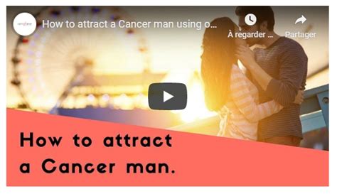 How To Attract A Cancer Man Get Our Top Seduction Tips