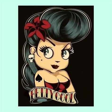 pin by koren on rock art betty boop art rockabilly art betty boop