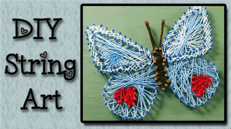 String Art Tutorial An Easy Art Project For Kids Youtube