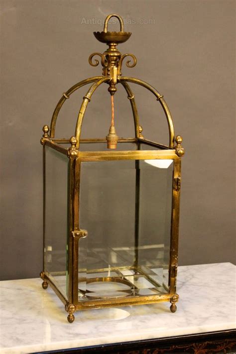 Antiques Atlas A 19thc Brass Hanging Lantern