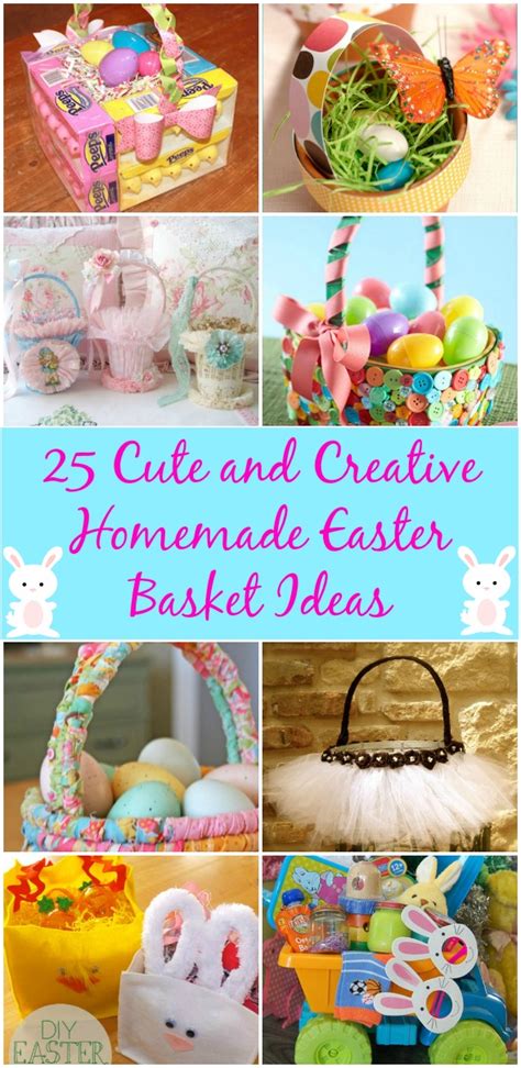 Why do we give easter baskets to each other on this special sunday morning? 25 Cute and Creative Homemade Easter Basket Ideas - Page 3 of 5 - DIY & Crafts