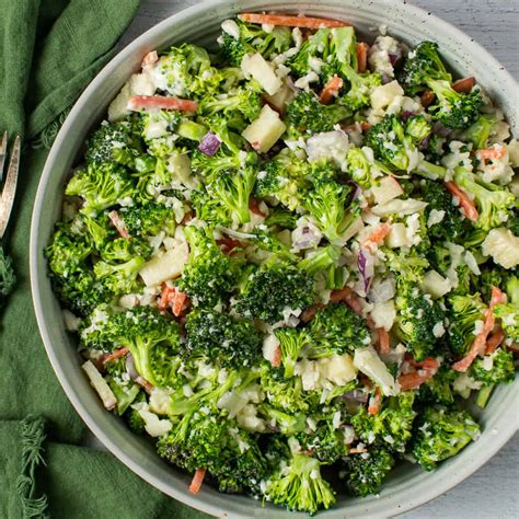 Healthy Broccoli Cauliflower Salad Shane And Simple