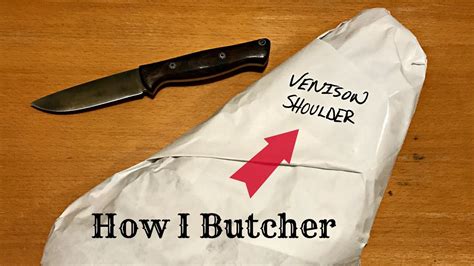 How To Butcher A Deer Front Shoulderquarter Youtube