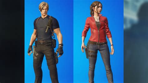 Fortnite Leon Kennedy And Claire Redfield Skins How To Unlock