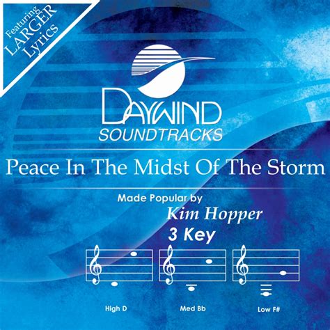 Peace In The Midst Of The Storm Kim Hopper Christian Accompaniment