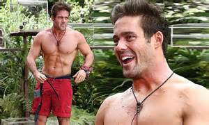 I M A Celebrity S Spencer Matthews Shirtless After First Bushtucker Trial Daily Mail Online