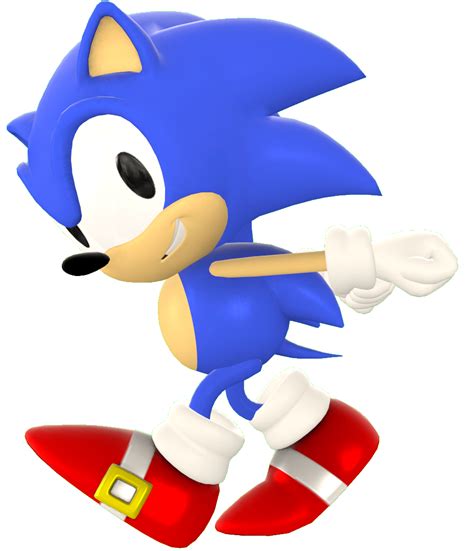 Classic Sonic Running By Modernlixes On Deviantart So