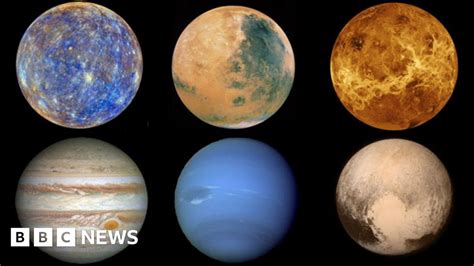 In Pictures Journey Through The Planets Bbc News