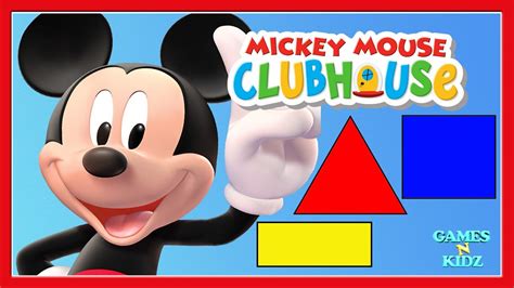 Mickey Mouse Clubhouse Toddler Learn Shapes And Colors Disney Junior