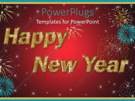 Free Happy New Year Powerpoint Template Printable Templates